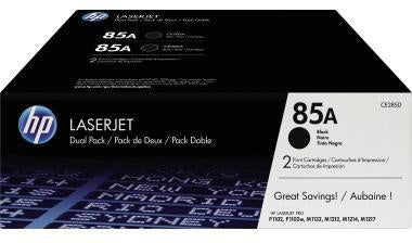 Toner HP Originalzubehör 85A ca 2 x 1600 Seiten schwarz 2 St/Pack HP