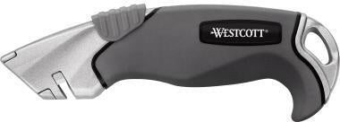 Sicherheitsmesser Westcott ALLOY Mehrweg 18mm 18mm grau/schwarz WESTCOTT