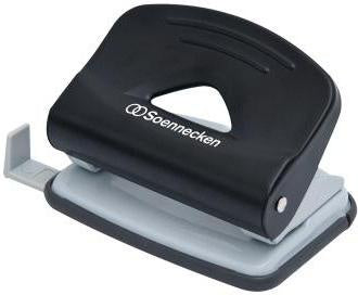 Locher Soennecken 8cm 15 Bl (80 g/m²) mit Anschlagschiene schwarz SOENNECKEN