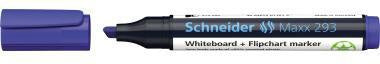 Whiteboard-/Flipchartmarker Schneider Maxx 293 2-5mm schwarz Schneider Maxx 293 2-5mm blau Keilspitze SCHNEIDER
