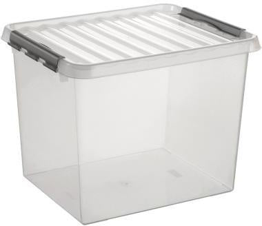 Aufbewahrungsbox Sunware the q-line 50 x 38 x 40 cm (B x H x T) DIN A3 52l Kunststoff transparent SUNWARE
