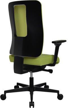 Bürodrehstuhl TOPSTAR SITNESS® Life 50 47-57cm Synchronmechanik Rolle hart gebremst (für Teppichboden) Polyamid senfgrün