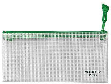 Reißverschlusstasche Veloflex PVC-Folie transparent Veloflex PVC-Folie transparent VELOFLEX