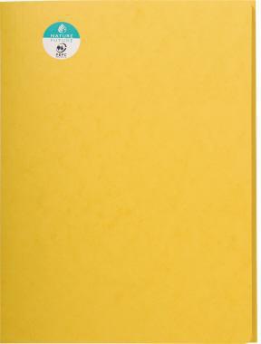 Jurismappe Exacompta Premium DIN A4 Colorspankarton gelb EXACOMPTA