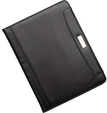 Schreibmappe Alassio® MARES 33 x 24 x 25 cm (B x H x T) Kunstleder schwarz ALASSIO