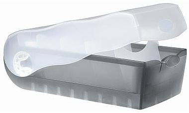 Karteikasten HAN CROCO 121 x 85 x 246 cm (B x H x T) DIN A7 quer 900 Karten Polypropylen grau transluzent 5 Stützplatten HAN