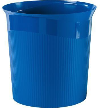 Papierkorb HAN Re-LOOP 288 x 287 cm (D x H) 13l Polypropylen 100 % recycelt Farbe: blau 1 Sortierfach HAN