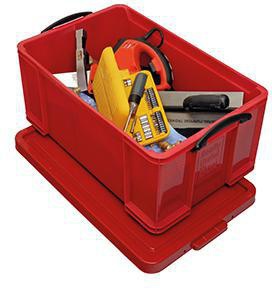 Aufbewahrungsbox Really Useful Box 71 x 31 x 44 cm (B x H x T) DIN A4 64l Polypropylen rot REALLY USEFUL BOX