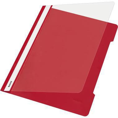 Schnellhefter Leitz DIN A4 Polypropylenfolie rot Leitz DIN A4 Polypropylenfolie rot LEITZ