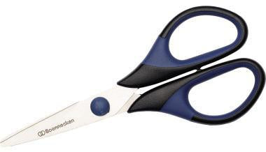 Universalschere Soennecken 140mm Rechtshänder Edelstahl blau/schwarz SOENNECKEN