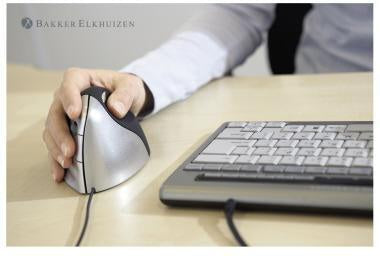 Optische PC Maus BakkerElkhuizen Evoluent 4 Rechtshänder ergonomisch USB-A grau/silber BAKKERELKHUIZEN – Ansicht 4