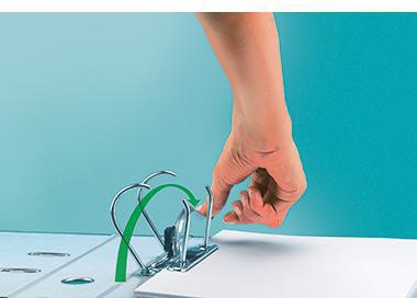 Ordner Leitz WOW 52mm DIN A4 Werkstoff: Graupappe Material der Kaschierung außen: Papier laminiert Material der – Ansicht 6