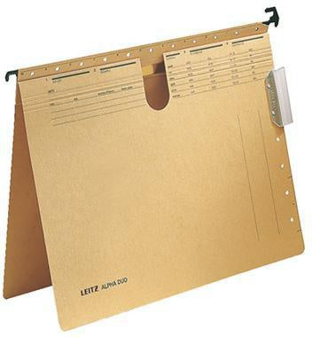Hängehefter Leitz ALPHA DUO® DIN A4 250g/m² Karton naturbraun LEITZ