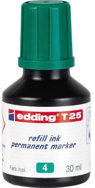 Nachfülltinte Marker edding T25 Flasche grün 30ml edding T25 Flasche grün 30ml EDDING