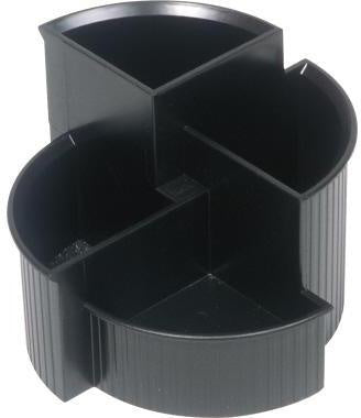 Stifteköcher helit the hub line 14 x 10 cm (D x H) Polystyrol schwarz HELIT