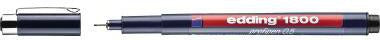 Fineliner edding 1800 profipen 05mm schwarz edding 1800 profipen 05mm schwarz EDDING