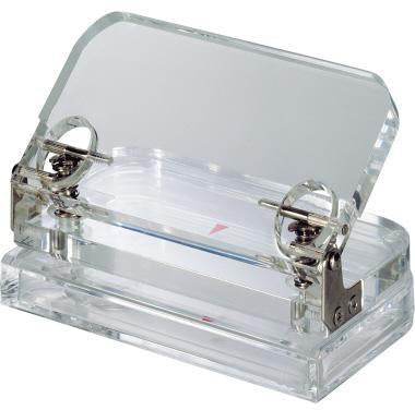 Locher MAUL 8cm 8 Bl (80 g/m²) ohne Anschlagschiene glasklar MAUL