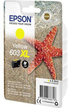 Tintenpatrone Epson Originalzubehör 603XL ca 350 Seiten gelb 4ml EPSON