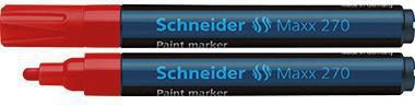 Lackmarker Schneider Maxx 270 1-3mm rot Schneider Maxx 270 1-3mm rot SCHNEIDER