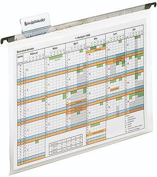 Hängetasche Leitz ALPHA® DIN A4 PVC/weißhfolie transparent LEITZ - VPE: 25