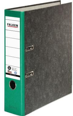 Ordner Falken 80mm DIN A4 Werkstoff: Pappe Material der Kaschierung außen: Papier Material der Kaschierung innen: Papier