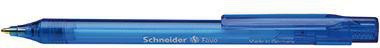 Kugelschreiber Schneider Fave 05mm blau dokumentenecht Farbe des Schaftes: blau/transparent SCHNEIDER