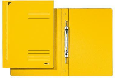 Spiralhefter Leitz DIN A4 430g/m² mit Beschriftungsfeld Pendareckarton recycelt gelb LEITZ