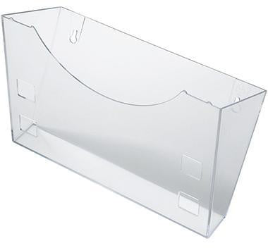 Wandhalter helit the grid 241 x 15 x 107 cm (B x H x T) Prospekthalter H 61025 H 61026 Polystyrol glasklar HELIT