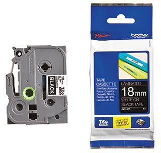 Schriftbandkassette Brother P-touch TZe-345 18 mm x 8 m (B x L) schwarz weiß BROTHER