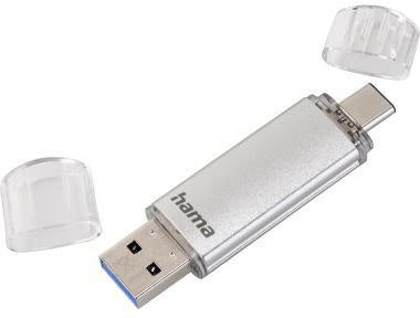 USB-Stick Hama C-Laeta USB 30 16Gbyte silber Hama C-Laeta USB 30 16Gbyte silber HAMA