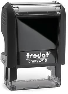 Textstempel trodat® Printy 4910 26 x 9 mm (B x H) individuelle Textplatte schwarz TRODAT