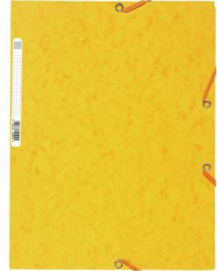 Sammelmappe Exacompta DIN A4 400g/m² Colorspankarton gelb EXACOMPTA
