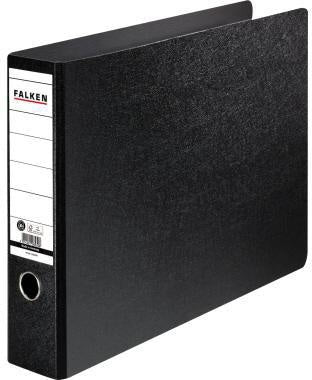Ordner Falken 80mm DIN A3 quer Werkstoff: Hartpappe schwarz FALKEN