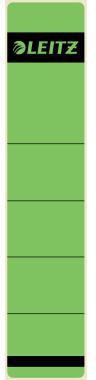 Ordnerrückenetikett Leitz schmal/kurz 39 x 192 mm (B x H) selbstklebend ohne Griffloch grün 10 Etik/Pack LEITZ