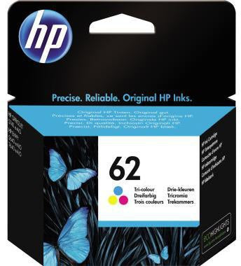 Tintenpatrone HP Originalzubehör 62 ca 165 Seiten mehrfarbig 45ml HP