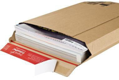 Versandtasche ColomPac® Rigid Plus 290 x 400 x -50 mm (B x H x T) ohne Fenster mit Selbstklebung Kraftliner – Ansicht 4