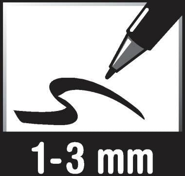 Folienstift edding 143 B 1-3mm rot nicht dokumentenecht EDDING – Ansicht 4