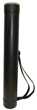 Zeichnungsköcher RUMOLD 8 x 60-100 cm (D x L) Polyethyle schwarz RUMOLD