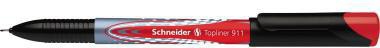 Fineliner Schneider Topliner 911 04mm rot Schneider Topliner 911 04mm rot SCHNEIDER - VPE: 10