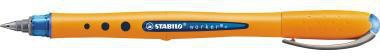 Tintenroller STABILO® worker®+ fine 03mm blau Rundspitze nicht dokumentenecht STABILO