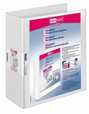 Präsentationsordner Veloflex VELODUR® 85mm DIN A4 Pappe weiß Veloflex VELODUR® 85mm DIN A4 Pappe weiß VELOFLEX