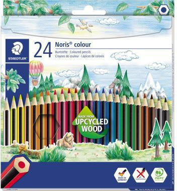 Farbstift STAEDTLER® Noris® colour 185 farbig sortiert 24 St/Pack STAEDTLER
