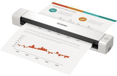 Scanner Brother DS-640 301 x 368 x 506 cm (B x H x T) DIN A4 15 Seiten/Min 600 x 600dpi weiß BROTHER