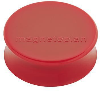 Magnet magnetoplan® Ergo Large 34 x 125 mm (D x H) 34mm 2kg Ferrit rot 10 St/Pack MAGNETOPLAN