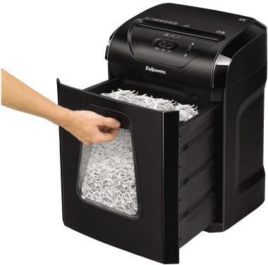 Aktenvernichter Fellowes® Powershred® 12C P-4 Papier Heftklammern Büroklammern Kreditkarten Partikelschnitt 12 – Ansicht 5