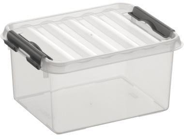 Aufbewahrungsbox Sunware the q-line 20 x 105 x 15 cm (B x H x T) DIN A5 2l Kunststoff transparent SUNWARE