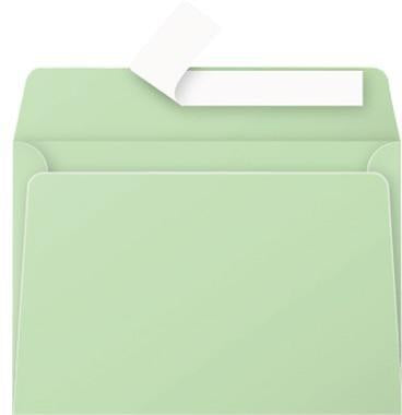 Briefumschlag Clairefontaine Pollen® DIN C6 162 x 114 mm (B x H) ohne Fenster 120g/m² mit Haftklebung Papier grün 20 S