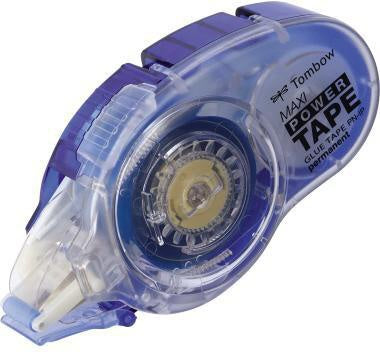 Kleberoller Tombow MONO Maxi Power Tape 84 mm x 16 m (B x L) nachfüllbar transparent/blau TOMBOW