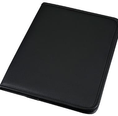 Schreibmappe Alassio® SAVONA 24 x 31 x 15 cm (B x H x T) Kunstleder schwarz ALASSIO