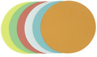 Moderationskarte Soennecken 14cm 130g/m² Altpapier 100 % recycelt farbig sortiert 250 St/Pack SOENNECKEN